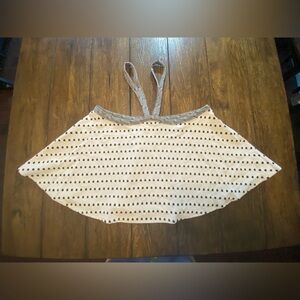Anthropologie Postmark Black And White Polkadot Crop Top Size S B8